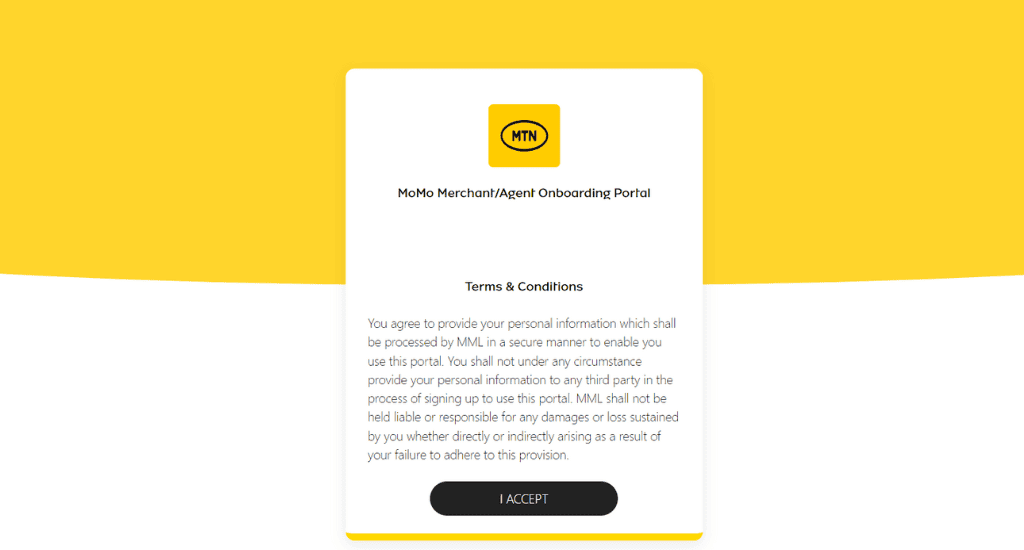 mtn momo onboarding portal