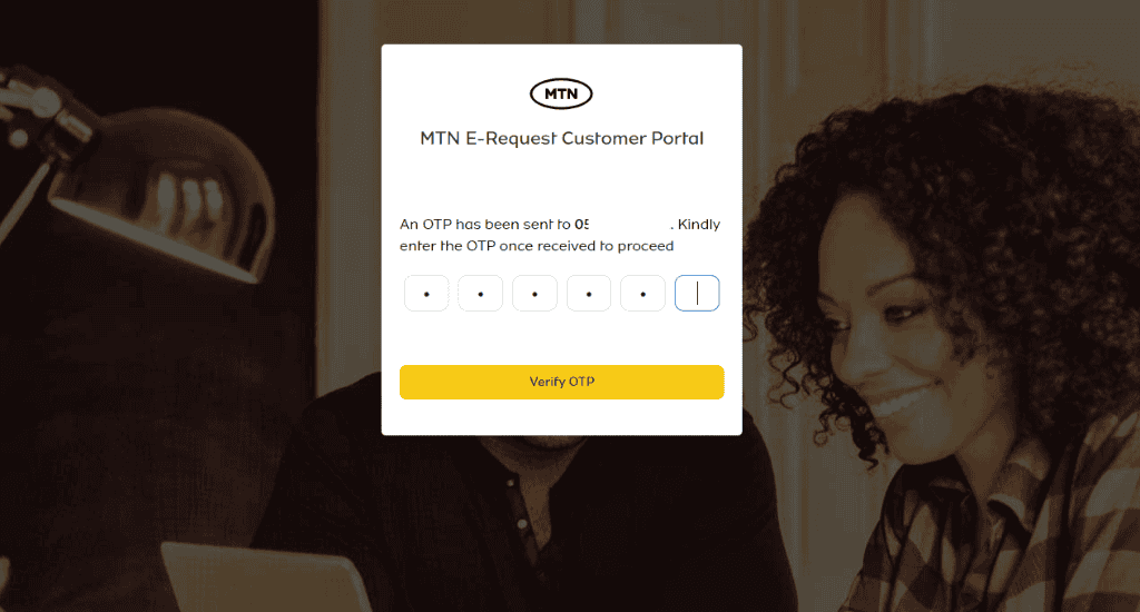 verifying mtn otp