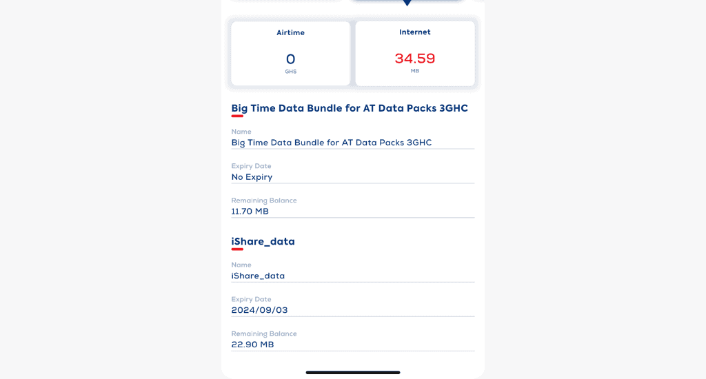 airteltigo data balance via airteltigo app