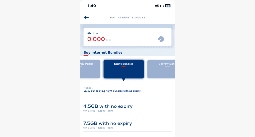 airteltigo night bundles