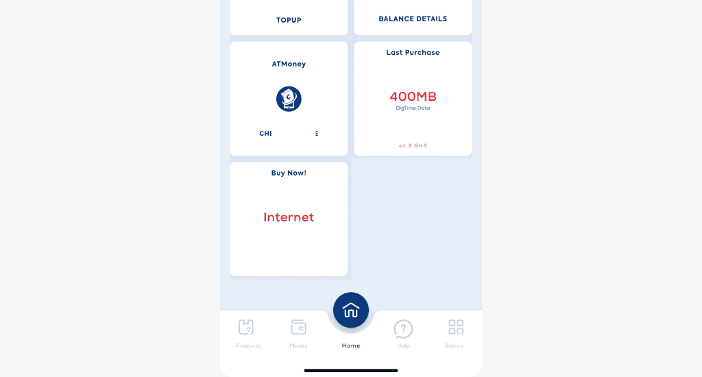 buy internet on airteltigo app