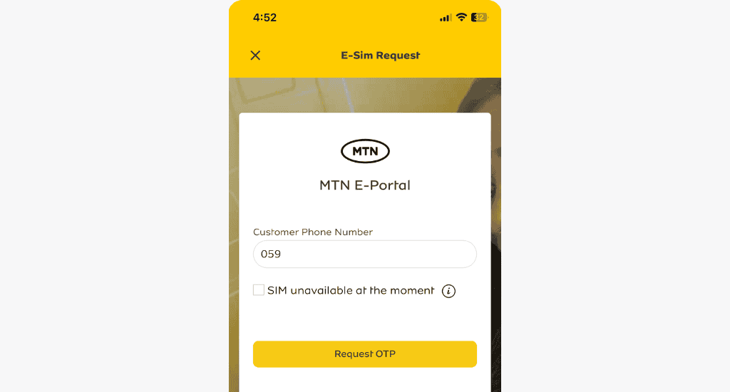 enter mtn ghana number