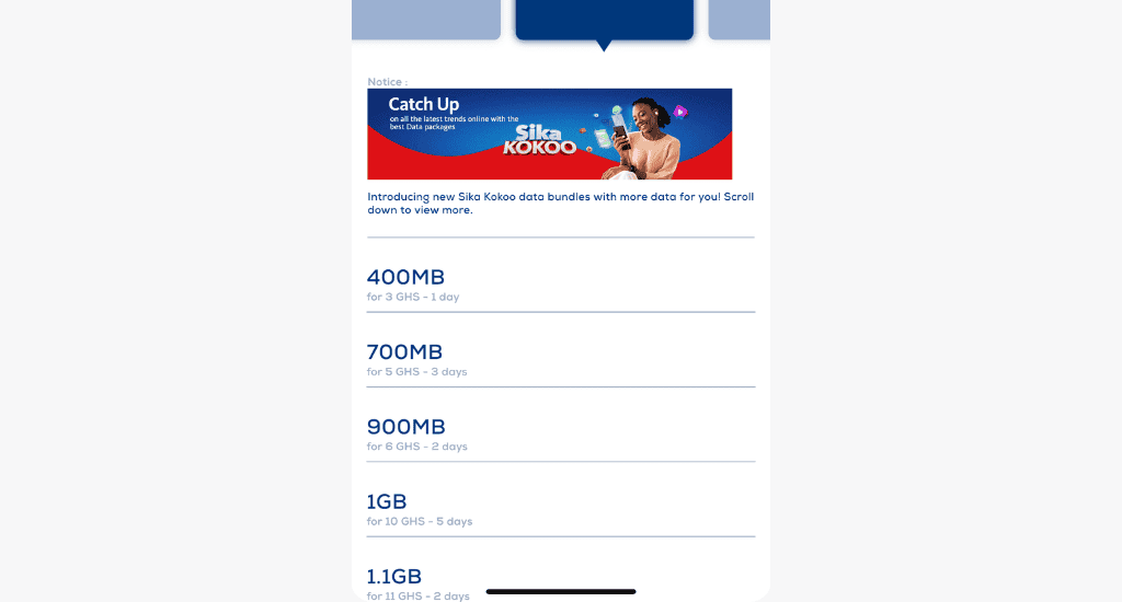 airteltigo sika kokoo data options