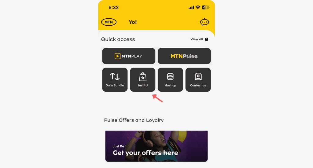 mymtn app home