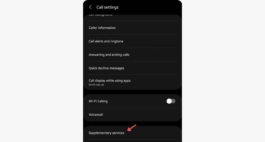 android call settings