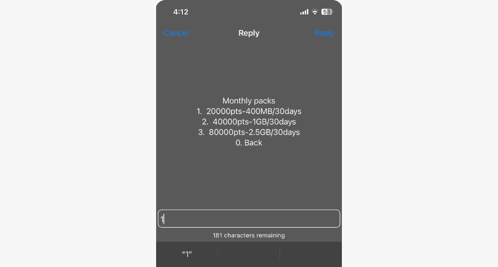 mtn rewards data packages