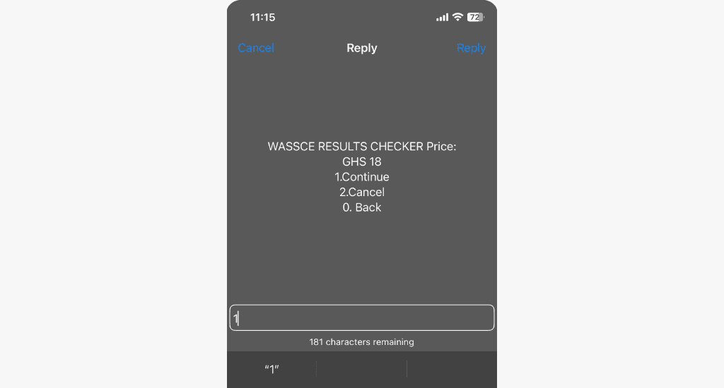 wassce results checker price