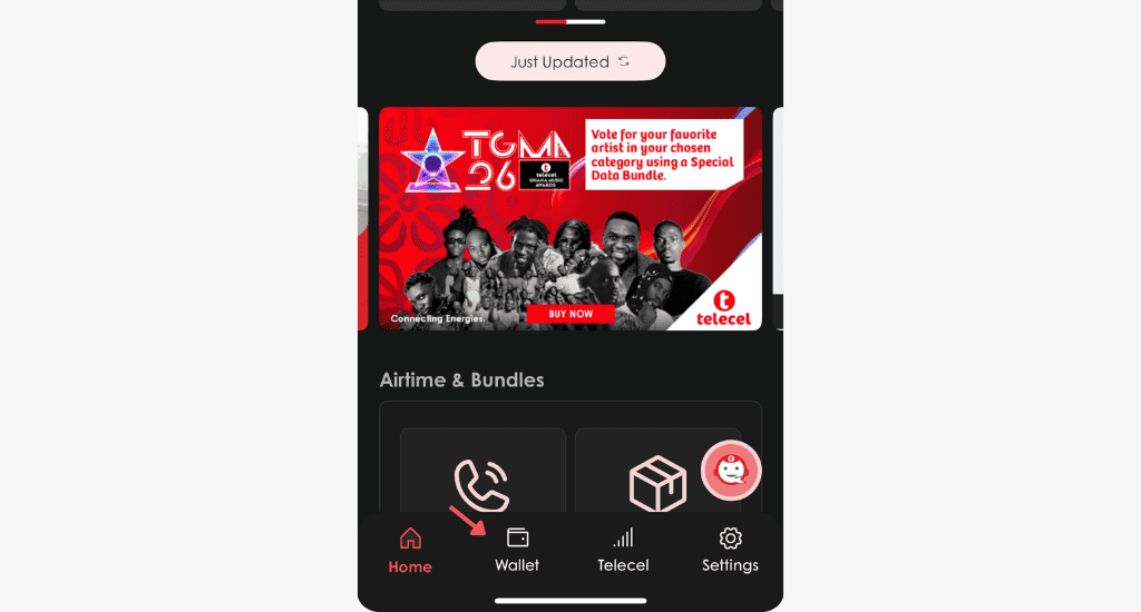 telecel play app menu