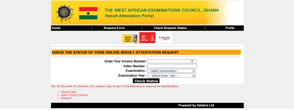 check your waec attestation status
