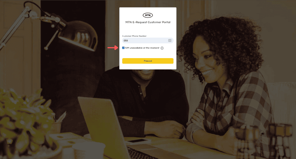 mtn sim unavailable checkbox
