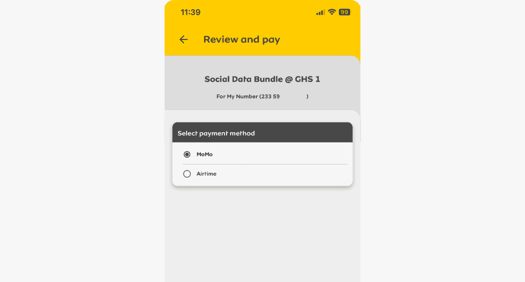 mtn social bundle payment options