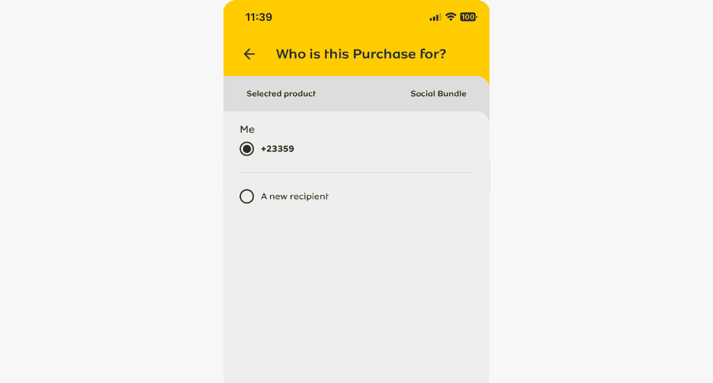 mtn social bundle recipient
