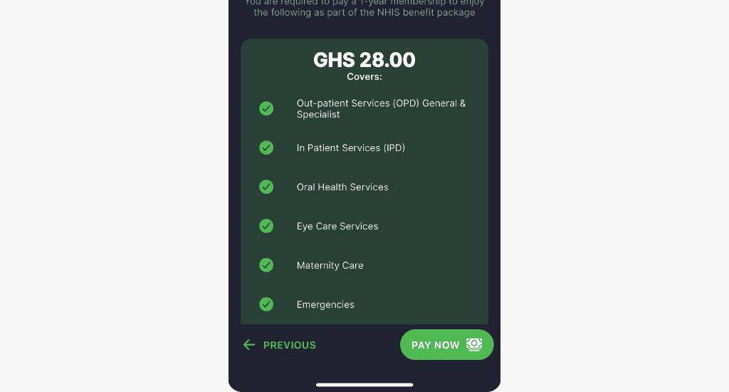 nhis membership renewal fee