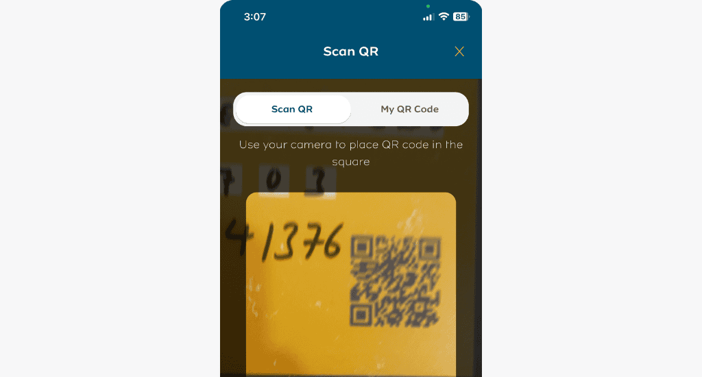 scan merchant qr code