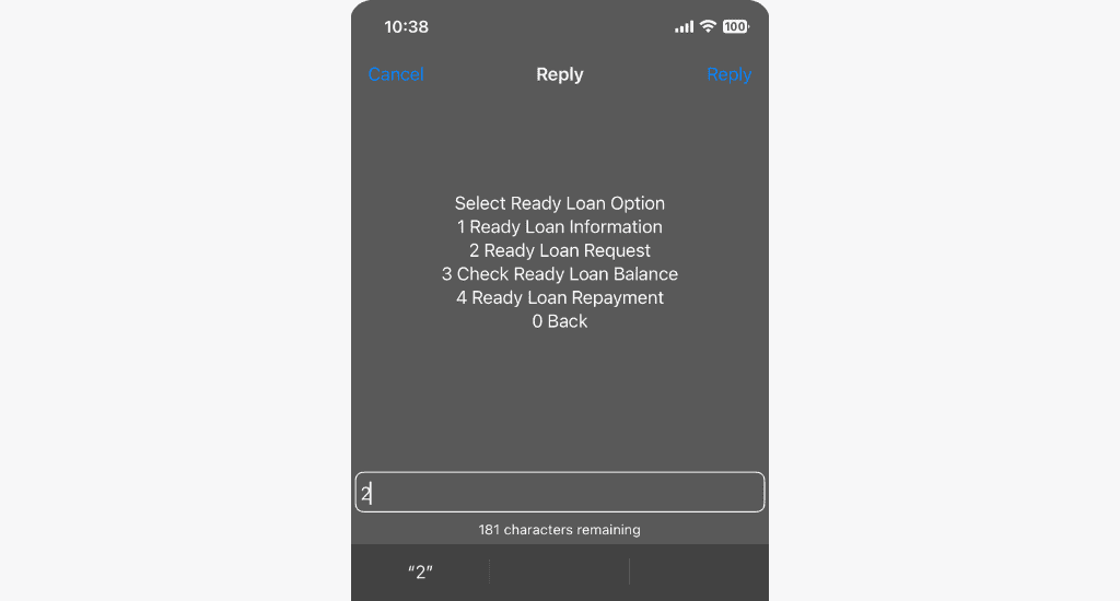 telecel ready loan request