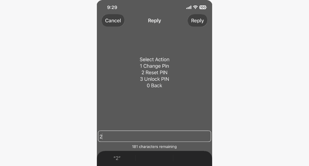 choose reset pin