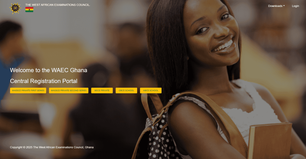 waec registration portal